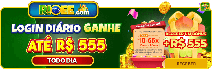 Tela do aplicativo rioeelegal.com com apostas e bônus disponíveis